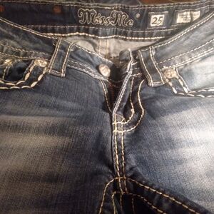 Miss Me Women's Straight Leg Jeans - Blue